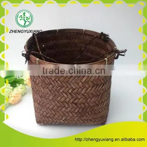 Handmade Bamboo Household Essential Picking Basket With Handles thumbnail-1
