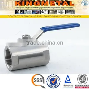 SS304 Pn 16 Stainless Steel 4PC Ball Valve Price List thumbnail-1