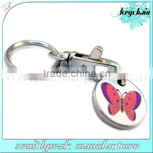 Canadian Shopping Cart Coin Key Chain thumbnail-1