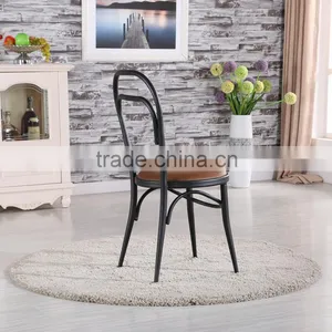 New Metal Restaurant Dinning Chairs With Cushions T001 thumbnail-2
