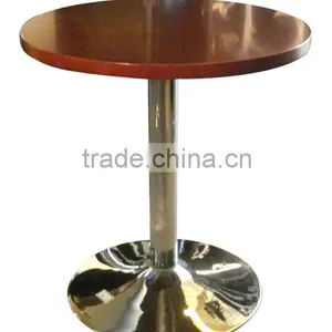 2014 Hot Sales Restaurant Table With Chrome Leg thumbnail-1