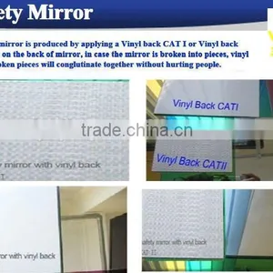 3mm Aluminum Mirror With CATI Film Backing ,safety Mirror thumbnail-1