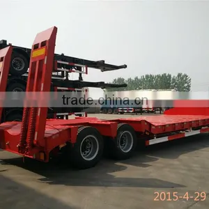 3 Axles Gooseneck Low Bed Semi Trailer / the Cheapest Low Bed Semi Trailers thumbnail-6