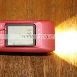 USB Rechargeable Rainproof LCD Backlight Bike Odometer Wireless Bicycle Led Light thumbnail-4