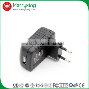 Wall Mount Home Charger 5V2A EU Plug Free Samples Micro USB Charger CE/GS/CB Approved thumbnail-1