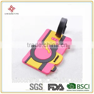 Plastic Soft PVC Luggage Tag ID Card Cover thumbnail-2
