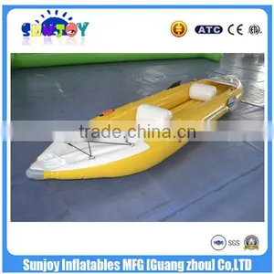 Air Floor Foldable Pvc Inflatable Boat With Deep V Inflatable Keel thumbnail-1