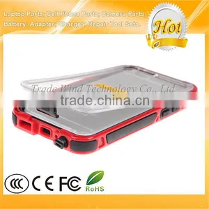 4.7 Inch Red Cellphone Waterproof Case for IPhone 6 Case With Home Button thumbnail-3