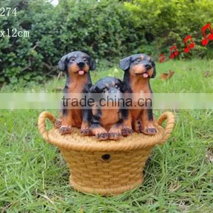 Resin Pug Dog Statue for Decor thumbnail-6