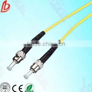 3m PVC Jacket st Fiber Optic Patch Cord/st SM MM Optical Fiber Patch Cord thumbnail-1