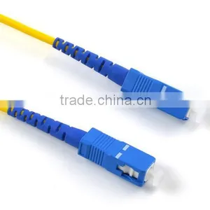 SC/UPC-SC/UPC G652d G657A Singelmode Simplex Fiber Optic Patch Cord Yellow Color LSZH Jacket thumbnail-2
