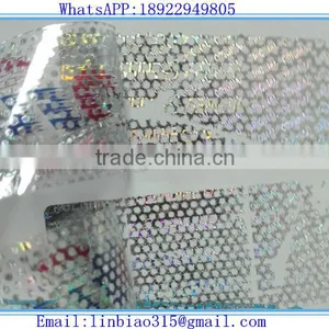 Vinyl Material Adhesive Honeycomb Sticker for Usage Brand Label thumbnail-1