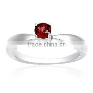Cheap Silver Ring, Famous Engagement Ring Designers, Garnet Ring Design thumbnail-1