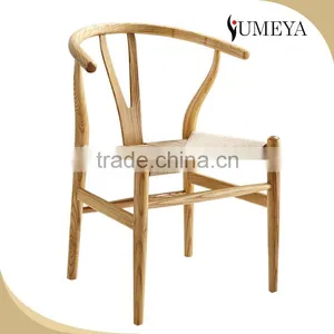 European Style Bistro Chair pu Leather Seat Solid Wood Modern Wood Chair thumbnail-5