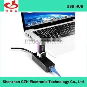 5 Gbps High Speed Usb 3.0 3 Por Hub With 1 Rj45 Gigabit Ethernet Lan Adapter thumbnail-3
