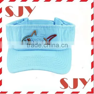 Wholesale Sun Visor 3D Embroidery Fashion Golf Sport Visor Hat thumbnail-1