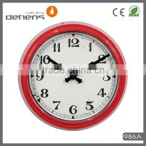 DEHENG 14 Inch Antique Decorative Colorful Wall Clock thumbnail-1