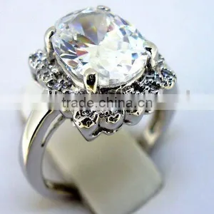 Silver Ring Wholesale Price Best Quality QCR017 thumbnail-1