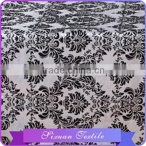 Classical Baroque Flocked Table Cloth thumbnail-2