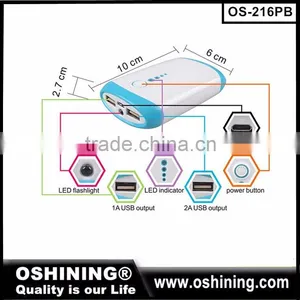 Battery Charger Mobile Power Bank for Cell Phone,Dual Usb Mobile Power Bank thumbnail-5