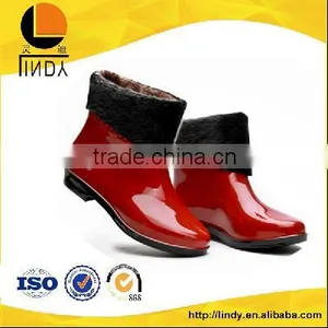 Women Cheap Rain Boots Shoes Prevent Slippery Wear-resisting Rubber Boots thumbnail-1