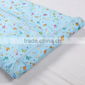 Infant Kids Anti Kicking Quilt Sleeping Bag for Four Seasons Detachable Fillings Blue Style thumbnail-2
