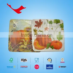 Hallwmas Design Cheap Bulk Dinnerware Paper Plates thumbnail-2