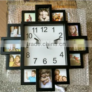 Latest Wedding Decoration Photo Frame Wall Clock thumbnail-1