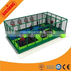 Large Adult Trampoline Safety Net Amusement Park Outdoor With Safety Pad thumbnail-1