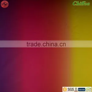 30D 100 Polyester Printed Graduated Color Stage Costume Chiffon Fabric for Maxi Dress thumbnail-6