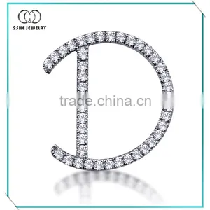 High Quality Silver Alphabet Letter Jewelry d Design thumbnail-1