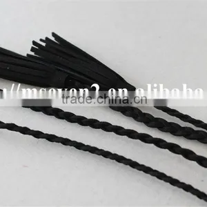 Customized Size Plastic Material Non-elastic Tessles Trim, Flexible Plastic Trim in Black for Jacket thumbnail-5