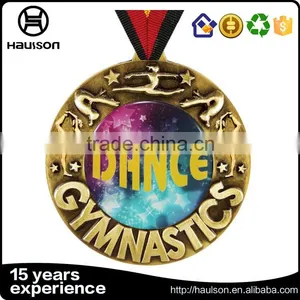 New Fashion Wholesale Embossed Glittering Casting Photo Etched Iron Brass Zinc Alloy Gold Plated Swimming Sport Medal thumbnail-5