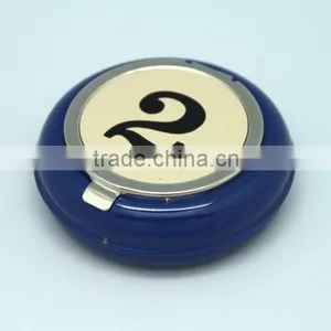 Classical Blue Round Tin Ash Tray,tobacco Ash Tray,tin Box thumbnail-1