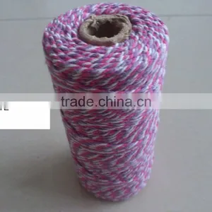 Lemon Green White Cotton Baker Twine for Gift Packing thumbnail-1