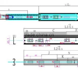LMS Ball Bearing Drawer Slides Roll Forming Line thumbnail-3