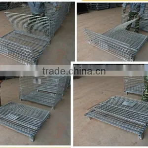 Airtight Large Metal Wire Cage Storage Roll Container thumbnail-2