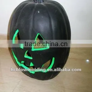 OEM Blow Molding Halloween Pumpkin Plastic PE Rubber Halloween Pumpkins thumbnail-3