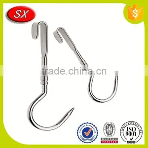 Customized Sliving Plated Meat Hooks Butcher Supplies Meat Hook thumbnail-1