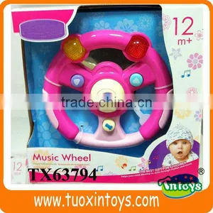 KIDS PLAY PLASTIC STEERING WHEEL thumbnail-1