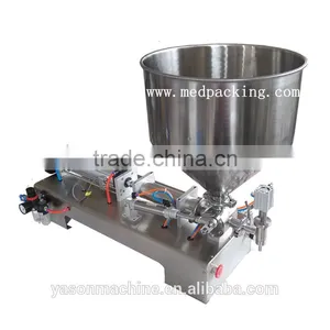 Small Scale Single Head Cream Pneumtic Filling Machine With 100-1000ml thumbnail-2