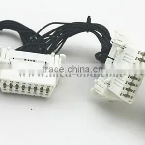 OBD2 Splitter Y Cable , J1962M to 3-J1962F, Splitter OBD2 Cable 1 to 3, 1ft thumbnail-1