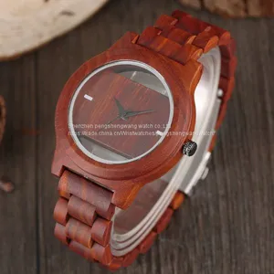 New Design Rose Wood Quartz Movement Wood Watches thumbnail-2