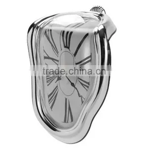 2015 the Newest Quartz Clock Melting Clock Novelty Home Decor Clock Art Clock Shelve Clock Melting Shelf Clock thumbnail-1