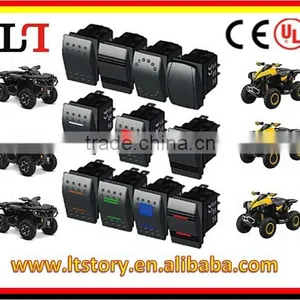 Waterproof LED DPDT/SPST/ DPST/ STDP ROCKER SWITCH thumbnail-1