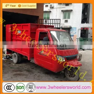 China 2014 Selling Dump Truck Used Tipper Trucks /garbage Tricycle for Sale thumbnail-1