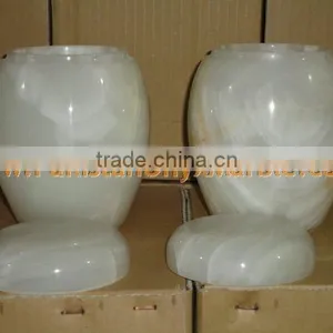 WHOLSALE 2017 NATURAL 2017 New Items WHITE ONYX URNS thumbnail-4
