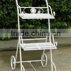 Vintage Garden Plant Stand 3 Tiers for Outdoor and Indoor thumbnail-1