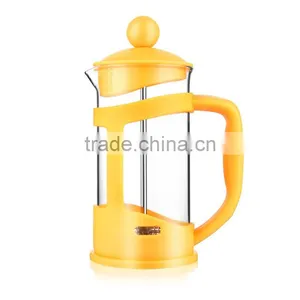 French Press Coffee Tea Pot & Glass Espresso Maker, Black 34oz Glass Teapot thumbnail-4
