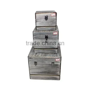 High Quality Home Organization Decorative Customized Design Vintage Wood Box thumbnail-1